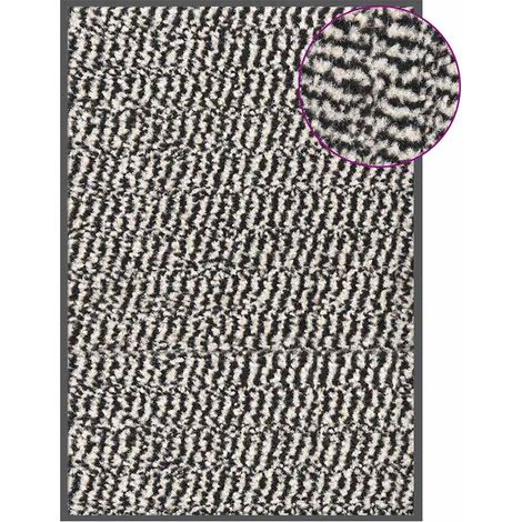 vidaXL Felpudo de nudo marrón claro 40x60 cm (1/5)