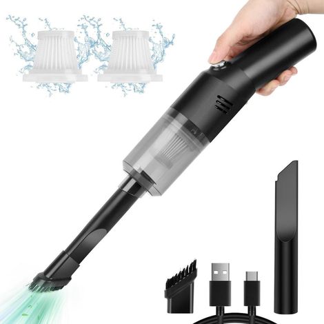 Akku Handstaubsauger, kabellos, USB-C, 4500Pa, leicht, mit Zubehör (1/5)