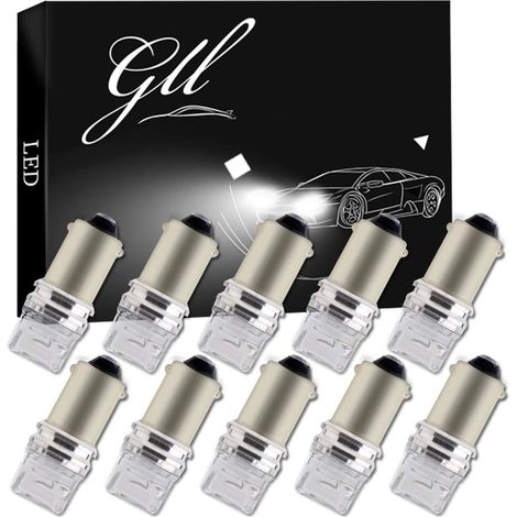 Ampoule BA9S LED Voiture T4W Feu Position Blanc 8000K 12V (1/5)