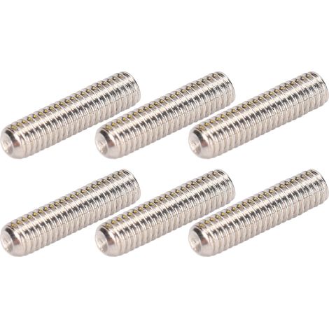 Packung mit 50 kopflosen Edelstahlschrauben A2-70, verschiedene M3x12-Gewindebolzen, Befestigungsmaterial-Set (1/5)