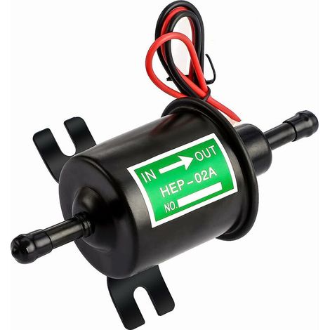 Pompe à Essence Électrique 12V HEP-02A Pompe à Carburant Électrique à Basse Pression 2.5-4PSI pour Toutes les Voitures, Camions et Bateaux (1/5)