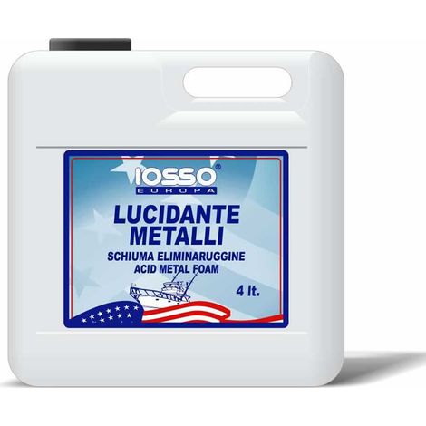 Lucidante per metalli iosso tanica litri 4