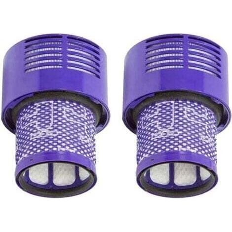 Lot de 2 Filtres de Rechange Lavables pour les Aspirateurs Dyson V10 Filtre de Rechange Dyson pour Série V10 SV12