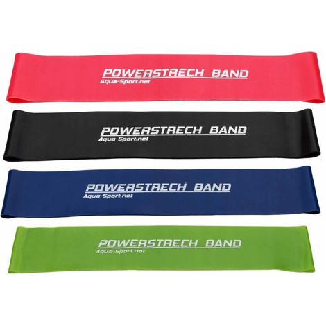 Set mit 4 Powerstretch AQUA-SPORT AS6229 Mini-Widerstandsbändern