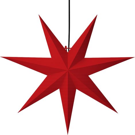 Star Trading Weihnachtsstern Rozen von Star Trading, 3D Papierstern Weihnachten in Rot, Dekostern zum Aufhängen mit Kabel, E14 Fassung, Ø: 100 cm