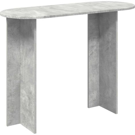 Console Table Concrete Grey 100 x 39.5 x 75 cm Engineered Wood vidaXL