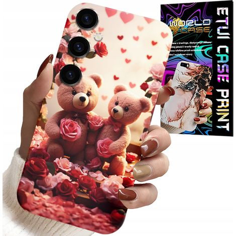 Custodia per Samsung Galaxy M55 5G - orsetti, ti amo, cuori, molti motivi (1/5)