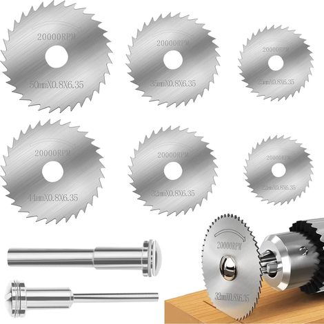 Disques de coupe pour outil rotatif – Mini lames de scie circulaire pour bois, plastique, métal