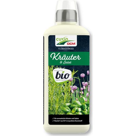 CUXIN DCM Flüssigdünger Kräuter und Salat BIO 800ml