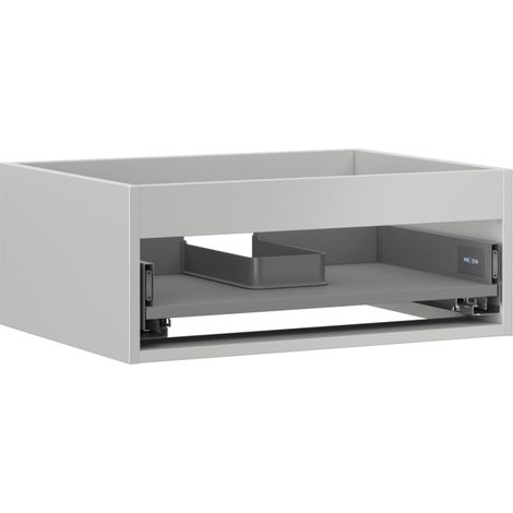 Mexen Box-A corps de meuble sous lavabo 60 cm, 1 tiroir, gris mat - 91AX0-0600-235-1-62 (1/4)