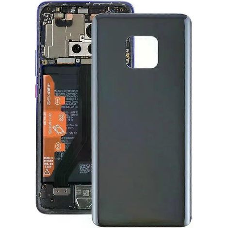 Coque arrière batterie pour Huawei Mate 20 Pro - Noir, design résistant (1/5)