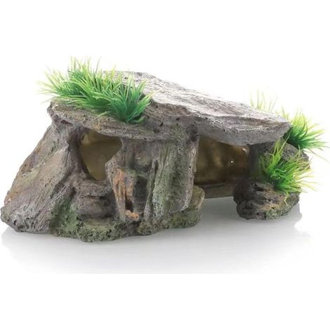Tronc d'arbre creux en résine pour aquariums, décoration pour poissons betta, grotte en bois pour poissons, décoration intérieure, pour aquariums (divers) (1/4)