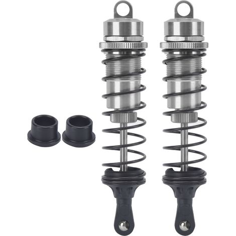 2 Amortisseurs RC à Huile Métalliques Réglables pour HSP / HPI 1/8 Crawler RC Titane (1/5)
