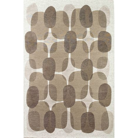Tapis intérieur extérieur gris jacquard antidérapant - 80 x 150 cm (1/5)