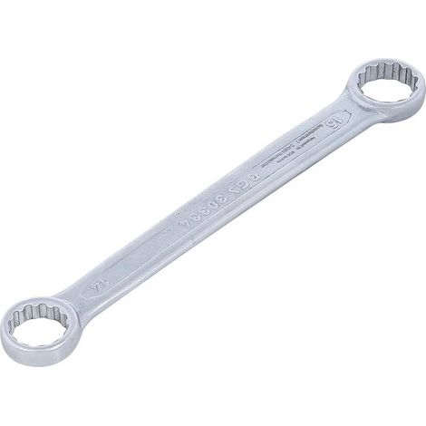 Clé Polygonale Double Embouts Extra Plate 14 x 15 mm - Acier Résistant - Précision et Maniabilité - D-Work (1/5)