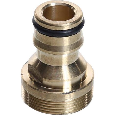 Adaptateur universel pour robinet de cuisine - Adaptateur de tuyau - Raccord de tuyau - Adaptateur de raccordement d'eau pour robinet de cuisine et de jardin (Un paquet,22mm/24mm) (1/5)