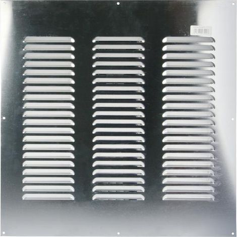 Griglia a lamelle 436 RENSON 500 x 500 mm - argento anodizzato - 45005001
