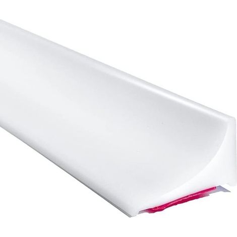 BelleRise - 39 Inch/1M Blanc Barriere Douche et Système de Rétention Silicone, ,Joint Porte Etanche pour Sol de Salle de Bain (1/5)