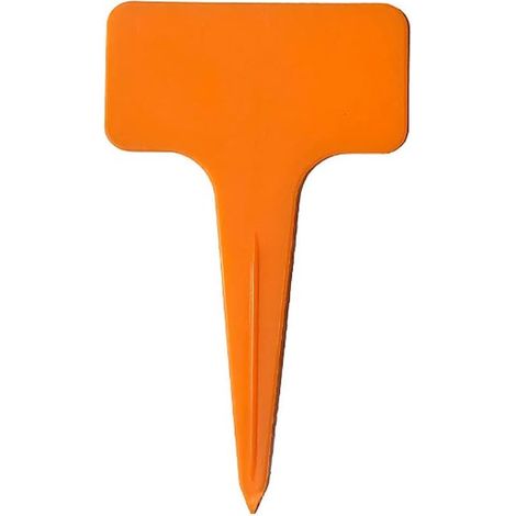 Lot de 20 Étiquettes de Jardin en Plastique pour Marquer Plantes en Pot Multicolores, Piquets Marqueurs en T pour Serre Fleurs et Arbres (1/5)
