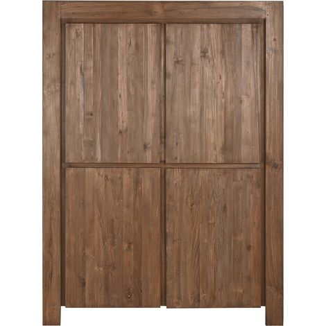 Armario Teca Reciclada 130X45X180 4 Puertas (1/5)