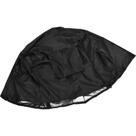 Couverture de caisse chien – Oxford imperméable – dimensions 94x63.5x61 cm – noir – pour cage fil