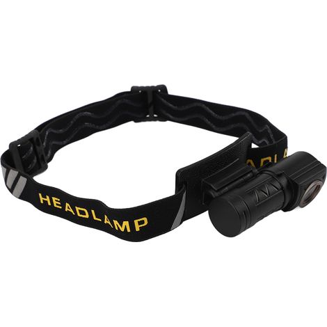Lampe frontale flexible d'extérieur, étanche, lumineuse, mini, portable, 550 lm, pour la pêche et la chasse, blanche (1/5)