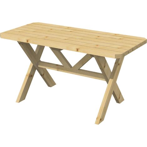 Sitzgruppe Waldfee Tisch Lärche, 145x69x75 cm