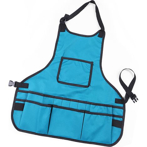 [JAMAIS UTILISÉ]Tablier de jardinage imperméable en toile PENGGONG avec sac à outils et poches, taille ajustable, convient aux hommes et aux femmes (1/3)