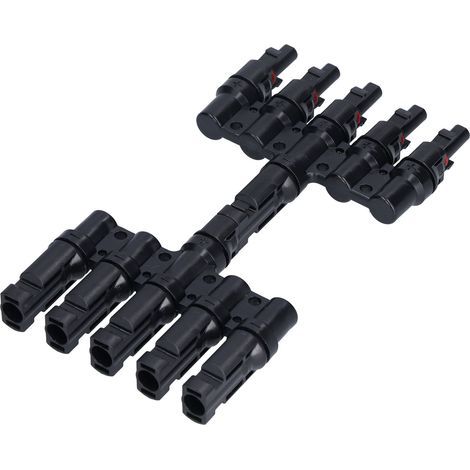 Solarmodulkabel, 1- bis 5-poliger Stecker, IP67 wasserdicht, Stecker/Buchse (1/5)