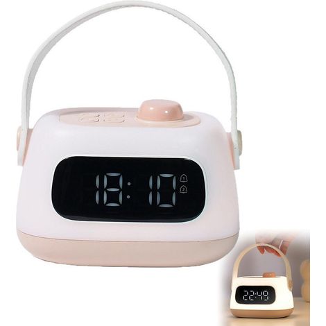 Reloj despertador digital infantil con luz de 4 segmentos, perfecto para la escuela, la cocina o para cocinar, con función de cuenta regresiva. (1/5)