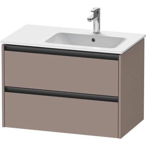 Duravit Ketho.2 mueble bajo lavabo suspendido, 2 cajones,