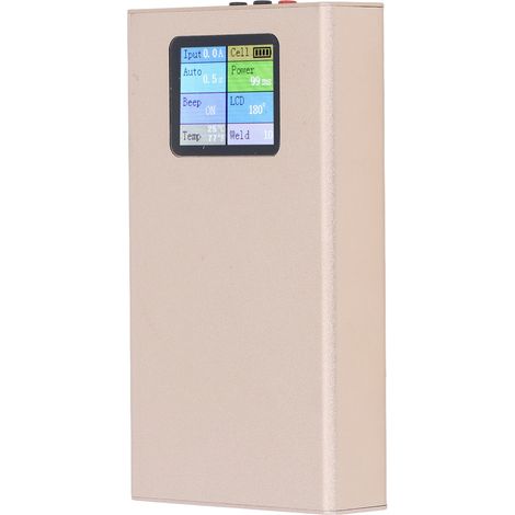 Mini machine à souder par points, écran LCD couleur 1,8 pouce, soudeuse par points automatique avec batterie, prise UE 100-240 V (1/5)
