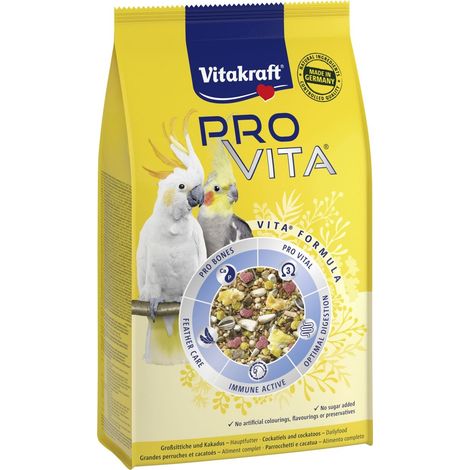 Vitakraft Pro Vita, Großsittisch und Kakadu Futter - 750g