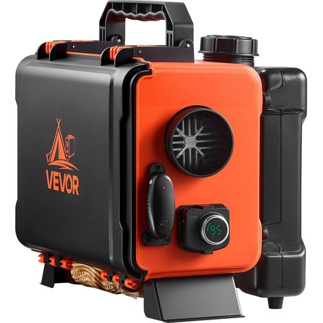 Chauffage Diesel Portable 5-8KW 12V/24V avec Télécommande et Écran LCD, Chauffage Rapide Silencieux, Réservoir 45L pour Camions (1/5)
