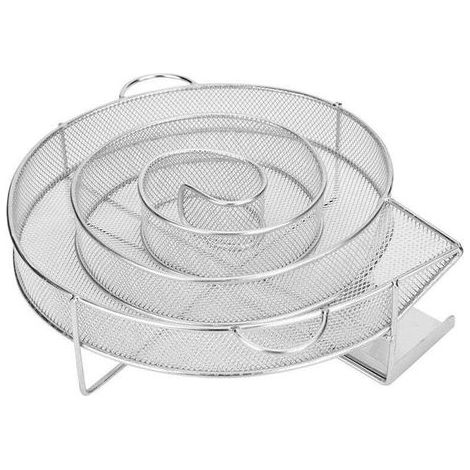 Spiral Cold smoking room - serpentine smoking room - générateur de fumée - pour fumer dans une bouilloire grill - rond - (1/5)