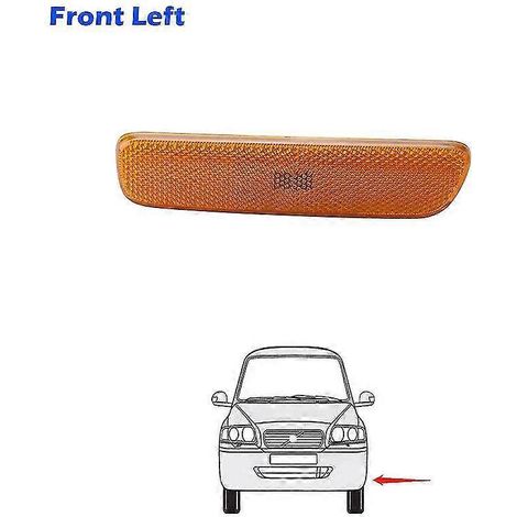 Bracingo Passend für Lexus RX300 RX 300 1999-2003 Auto Blinker Seitenmarkierungsleuchte Front Heckstoßstange Gelbe Blinkerleuchte--Gelb L (1/5)