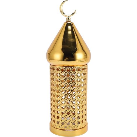 Lampe à Vent Rétro en Métal, Bougeoirs Décoratifs pour Table (1/5)