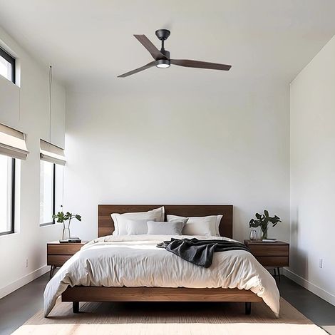 ventyly ORIGINAL schwarzer Deckenventilator Ø120cm leicht