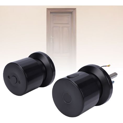 Poignée de porte intelligente à empreinte digitale compatible avec l'application Tuya Password Key pour déverrouillage sans clé, serrure numérique pour chambre, appartement, maison. (1/5)