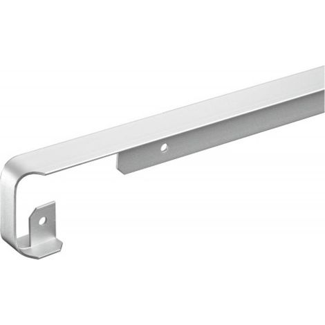 Profil jonction angle plan de travail aluminium 28 mm x 670 mm rayon 68 mm finition soignee (1/3)