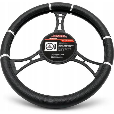 Coprivolante, telo copriauto, pelle + cromo, 37-39 cm (1/4)