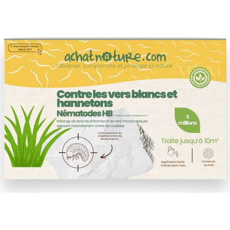 Nématodes HB contre vers blancs et hannetons - 5 millions - 10 m²