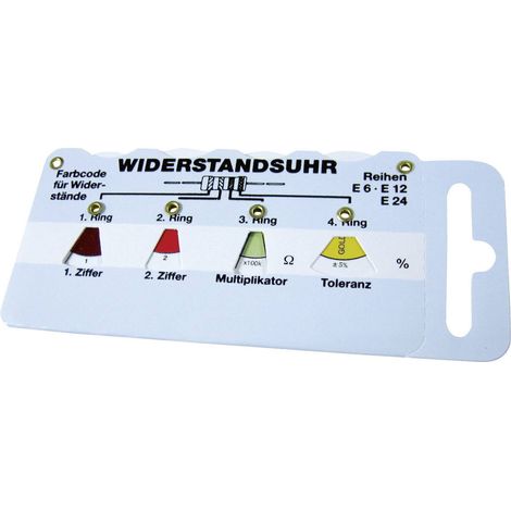 Tru Components – Vitromètre électronique 400009 – Lecture immédiate résistance – Déchiffre codes couleurs quadruples et quintuples – Pour circuits électriques