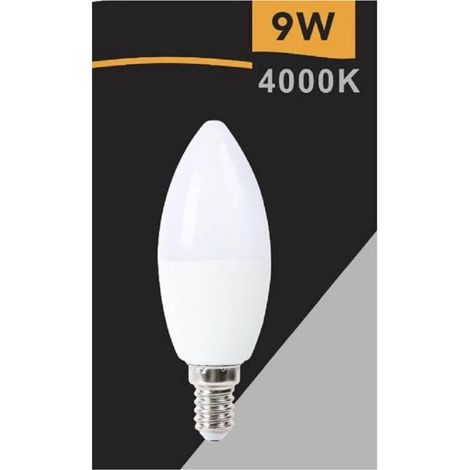 Lampadina Led E14 9w Candela Smd E14 820 Lumen Natural C36-9w