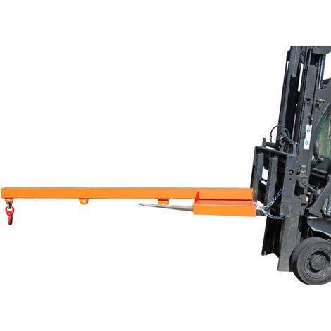Bras de levage 2400mm – Capacité de charge 1000kg – Construction en acier – Sécurité par chaîne contre glissement – Bauer