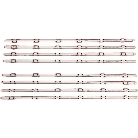 Tira de LED de 1257 mm de longitud, de aluminio, regulable, con fuente de luz LED y compatible con múltiples modelos. (1/5)