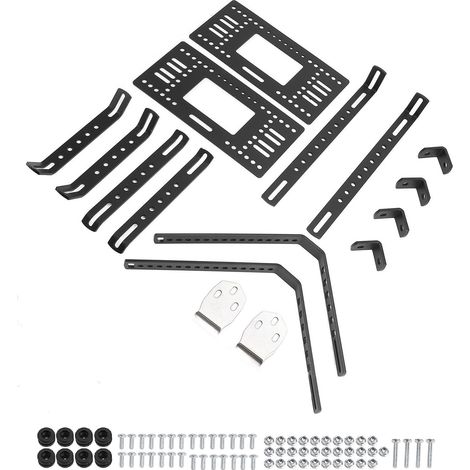 Support valise latérale moto aluminium – Multifonction libération rapide universel rack bagages arrière, transport (1/5)