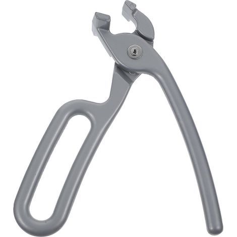 Topfzange aus Aluminiumlegierung, Schüsselzange, Pizzazange, Herdzange, Schüsselheber für Haushalt und Gastronomie – 20 x 8 x 2 cm – Grau (1/4)