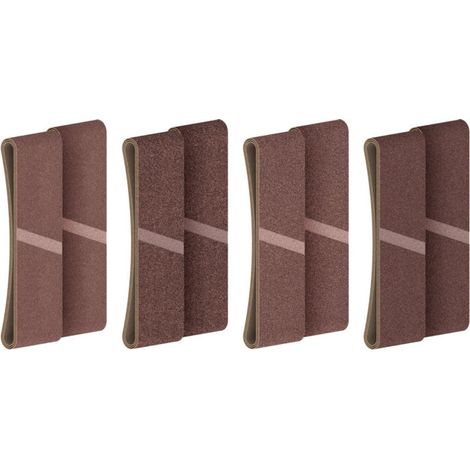 Bosch PRO Set de bandes abrasives X440, 75×533 mm, K40/60/80/120, 20 pcs, Starter Pack (1/5)