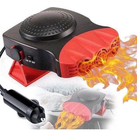 Chauffage de voiture, 2 en 1 refroidissement/chauffage rapide Allume-cigare Ventilateur de voiture pour véhicules chauffage rapide de l'air